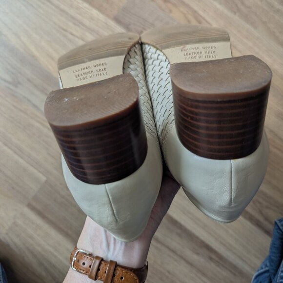 Roberto Capucci Woven Leather Loafers | Italian Made | Vintage - Picture 5 of 13